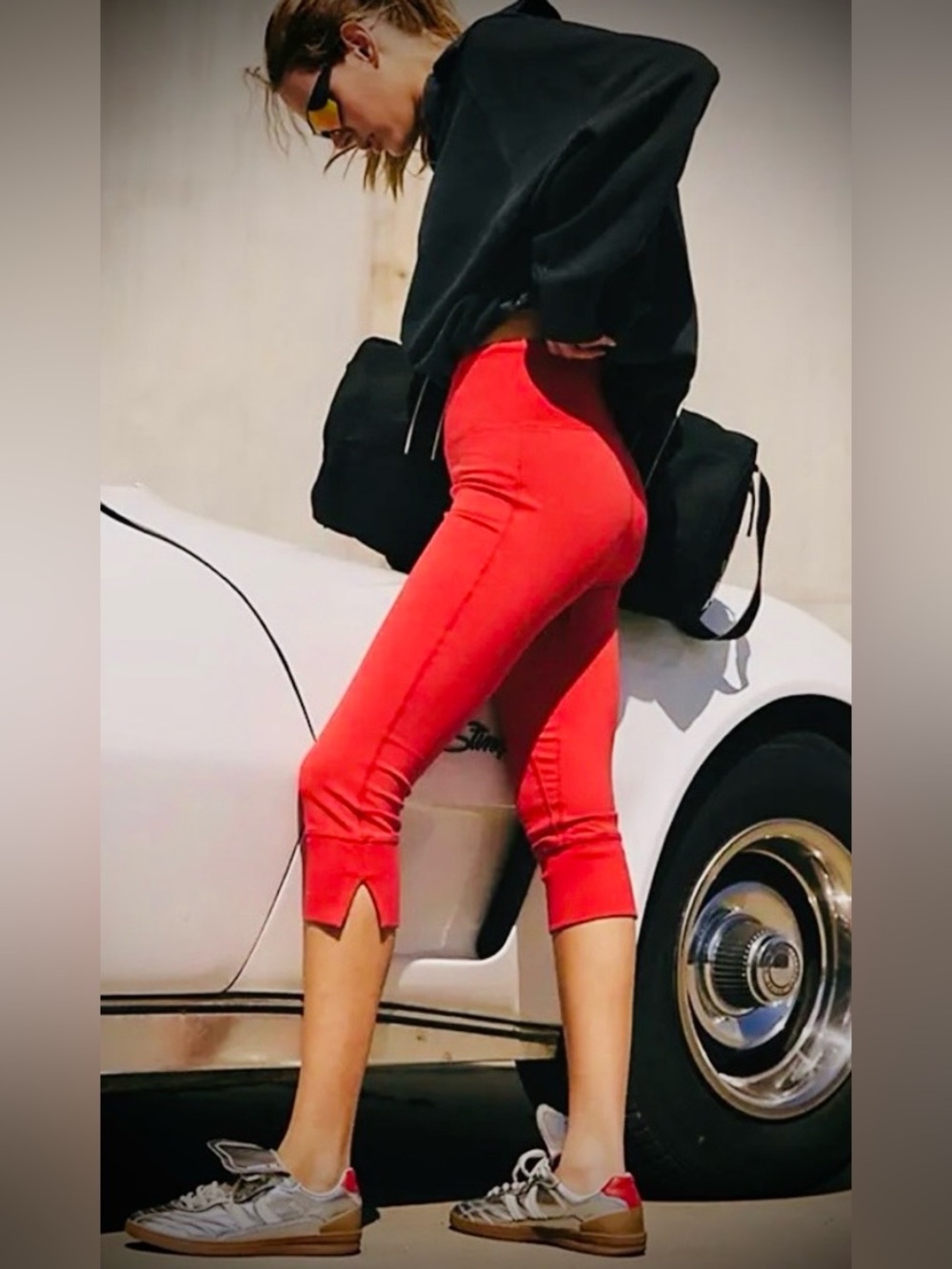 MWOT!! Free People Movement.. Nothing To It Set!! Blk/ Red